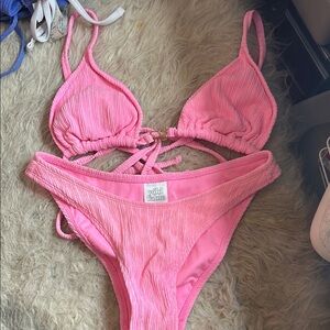 Wild Fable Pink Bikini Set
